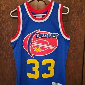 Mitchell & Ness Swingman David Thompson Denver Nuggets 1975-76 throwback Jersey